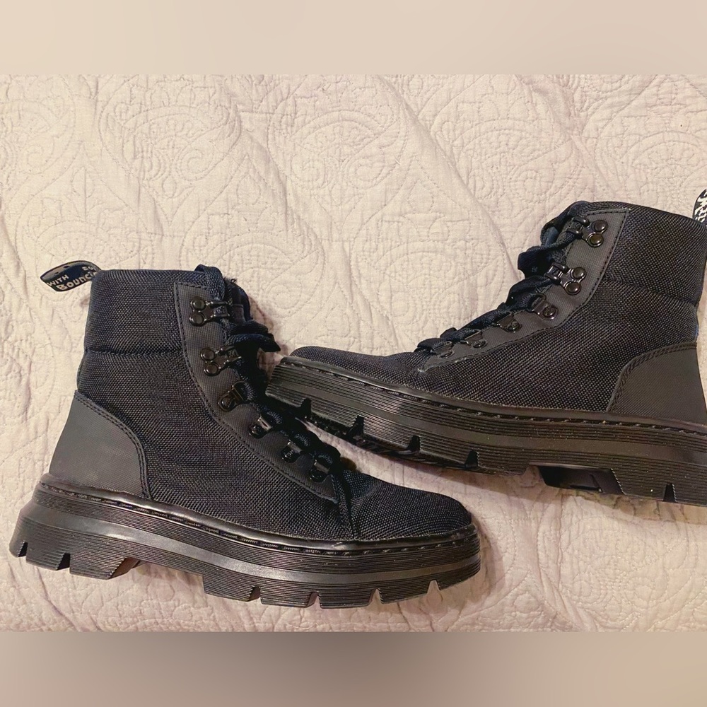 black biker boots (RUN BIG!)